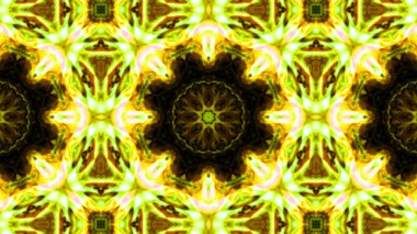 Soyut boya fırça mürekkep patlayabilir formanın düzgün kavramı simetrik desen süs dekoratif Kaleidoscope hareketi geometrik daire ve yıldız şekli