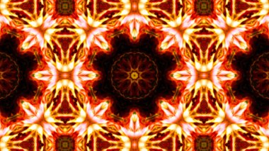 Soyut boya fırça mürekkep patlayabilir formanın düzgün kavramı simetrik desen süs dekoratif Kaleidoscope hareketi geometrik daire ve yıldız şekli