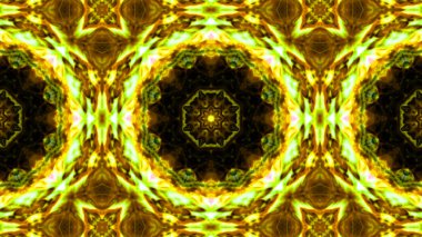 Soyut boya fırça mürekkep patlayabilir formanın düzgün kavramı simetrik desen süs dekoratif Kaleidoscope hareketi geometrik daire ve yıldız şekli