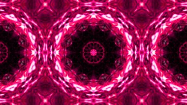 Soyut boya fırça mürekkep patlayabilir formanın düzgün kavramı simetrik desen süs dekoratif Kaleidoscope hareketi geometrik daire ve yıldız şekli