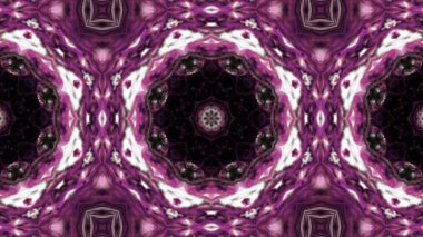 Soyut boya fırça mürekkep patlayabilir formanın düzgün kavramı simetrik desen süs dekoratif Kaleidoscope hareketi geometrik daire ve yıldız şekli