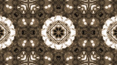 Soyut boya fırça mürekkep patlayabilir formanın düzgün kavramı simetrik desen süs dekoratif Kaleidoscope hareketi geometrik daire ve yıldız şekli