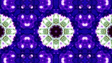 Soyut boya fırça mürekkep patlayabilir formanın düzgün kavramı simetrik desen süs dekoratif Kaleidoscope hareketi geometrik daire ve yıldız şekli