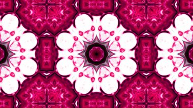 Soyut boya fırça mürekkep patlayabilir formanın düzgün kavramı simetrik desen süs dekoratif Kaleidoscope hareketi geometrik daire ve yıldız şekli