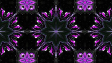 Soyut boya fırça mürekkep patlayabilir formanın düzgün kavramı simetrik desen süs dekoratif Kaleidoscope hareketi geometrik daire ve yıldız şekli