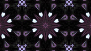 Soyut boya fırça mürekkep patlayabilir formanın düzgün kavramı simetrik desen süs dekoratif Kaleidoscope hareketi geometrik daire ve yıldız şekli