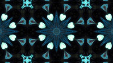 Soyut boya fırça mürekkep patlayabilir formanın düzgün kavramı simetrik desen süs dekoratif Kaleidoscope hareketi geometrik daire ve yıldız şekli