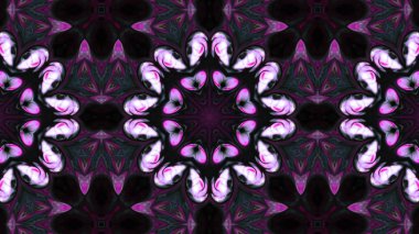 Soyut boya fırça mürekkep patlayabilir formanın düzgün kavramı simetrik desen süs dekoratif Kaleidoscope hareketi geometrik daire ve yıldız şekli