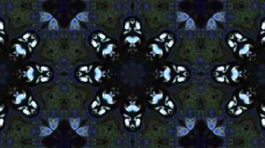 Soyut boya fırça mürekkep patlayabilir formanın düzgün kavramı simetrik desen süs dekoratif Kaleidoscope hareketi geometrik daire ve yıldız şekli