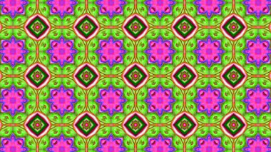 Soyut boya fırça mürekkep patlayabilir formanın düzgün kavramı simetrik desen süs dekoratif Kaleidoscope hareketi geometrik daire ve yıldız şekli