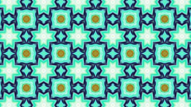 Soyut boya fırça mürekkep patlayabilir formanın düzgün kavramı simetrik desen süs dekoratif Kaleidoscope hareketi geometrik daire ve yıldız şekli