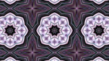 Soyut boya fırça mürekkep patlayabilir formanın düzgün kavramı simetrik desen süs dekoratif Kaleidoscope hareketi geometrik daire ve yıldız şekli