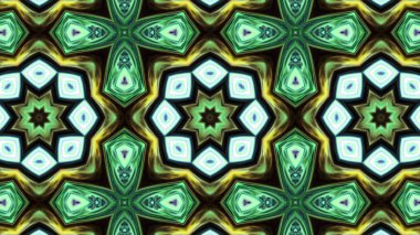 Soyut boya fırça mürekkep patlayabilir formanın düzgün kavramı simetrik desen süs dekoratif Kaleidoscope hareketi geometrik daire ve yıldız şekli