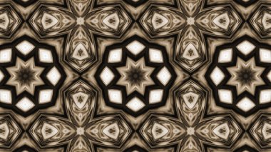 Soyut boya fırça mürekkep patlayabilir formanın düzgün kavramı simetrik desen süs dekoratif Kaleidoscope hareketi geometrik daire ve yıldız şekli