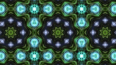 Soyut boya fırça mürekkep patlayabilir formanın düzgün kavramı simetrik desen süs dekoratif Kaleidoscope hareketi geometrik daire ve yıldız şekli