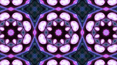 Soyut boya fırça mürekkep patlayabilir formanın düzgün kavramı simetrik desen süs dekoratif Kaleidoscope hareketi geometrik daire ve yıldız şekli