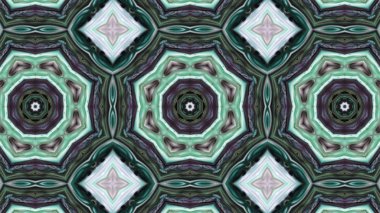 Soyut boya fırça mürekkep patlayabilir formanın düzgün kavramı simetrik desen süs dekoratif Kaleidoscope hareketi geometrik daire ve yıldız şekli