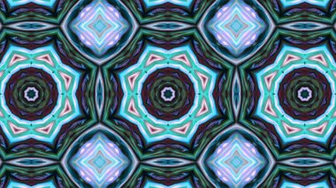 Soyut boya fırça mürekkep patlayabilir formanın düzgün kavramı simetrik desen süs dekoratif Kaleidoscope hareketi geometrik daire ve yıldız şekli