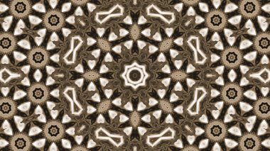 Soyut boya fırça mürekkep patlayabilir formanın düzgün kavramı simetrik desen süs dekoratif Kaleidoscope hareketi geometrik daire ve yıldız şekli