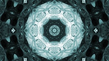 Soyut boya fırça mürekkep patlayabilir formanın düzgün kavramı simetrik desen süs dekoratif Kaleidoscope hareketi geometrik daire ve yıldız şekli