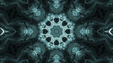 Soyut boya fırça mürekkep patlayabilir formanın düzgün kavramı simetrik desen süs dekoratif Kaleidoscope hareketi geometrik daire ve yıldız şekli