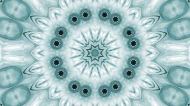 Soyut boya fırça mürekkep patlayabilir formanın düzgün kavramı simetrik desen süs dekoratif Kaleidoscope hareketi geometrik daire ve yıldız şekli