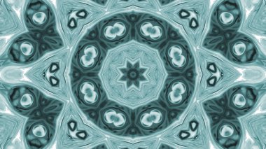 Soyut boya fırça mürekkep patlayabilir formanın düzgün kavramı simetrik desen süs dekoratif Kaleidoscope hareketi geometrik daire ve yıldız şekli