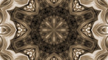 Soyut boya fırça mürekkep patlayabilir formanın düzgün kavramı simetrik desen süs dekoratif Kaleidoscope hareketi geometrik daire ve yıldız şekli