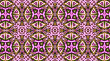 Soyut boya fırça mürekkep patlayabilir formanın düzgün kavramı simetrik desen süs dekoratif Kaleidoscope hareketi geometrik daire ve yıldız şekli