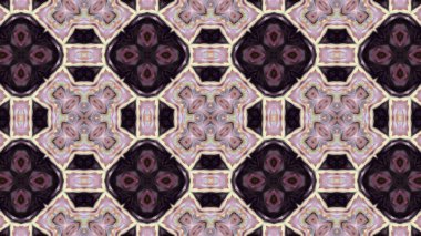 Soyut boya fırça mürekkep patlayabilir formanın düzgün kavramı simetrik desen süs dekoratif Kaleidoscope hareketi geometrik daire ve yıldız şekli