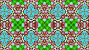 Soyut boya fırça mürekkep patlayabilir formanın düzgün kavramı simetrik desen süs dekoratif Kaleidoscope hareketi geometrik daire ve yıldız şekli