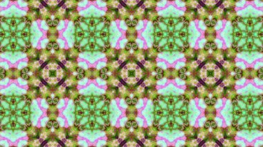 Soyut boya fırça mürekkep patlayabilir formanın düzgün kavramı simetrik desen süs dekoratif Kaleidoscope hareketi geometrik daire ve yıldız şekli