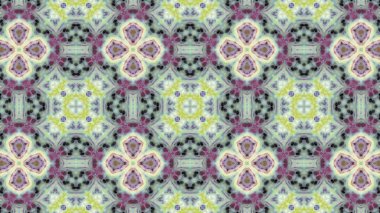 Soyut boya fırça mürekkep patlayabilir formanın düzgün kavramı simetrik desen süs dekoratif Kaleidoscope hareketi geometrik daire ve yıldız şekli