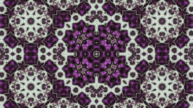 Soyut boya fırça mürekkep patlayabilir formanın düzgün kavramı simetrik desen süs dekoratif Kaleidoscope hareketi geometrik daire ve yıldız şekli