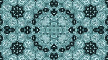 Soyut boya fırça mürekkep patlayabilir formanın düzgün kavramı simetrik desen süs dekoratif Kaleidoscope hareketi geometrik daire ve yıldız şekli