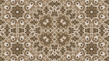 Soyut boya fırça mürekkep patlayabilir formanın düzgün kavramı simetrik desen süs dekoratif Kaleidoscope hareketi geometrik daire ve yıldız şekli