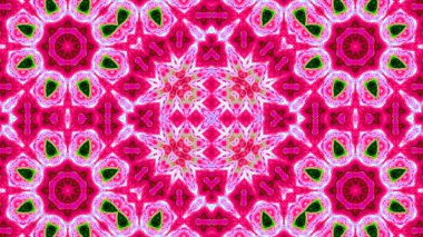 Soyut boya fırça mürekkep patlayabilir formanın düzgün kavramı simetrik desen süs dekoratif Kaleidoscope hareketi geometrik daire ve yıldız şekli