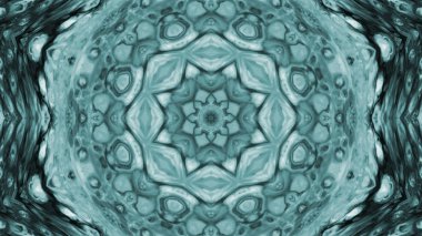 Soyut boya fırça mürekkep patlayabilir formanın düzgün kavramı simetrik desen süs dekoratif Kaleidoscope hareketi geometrik daire ve yıldız şekli