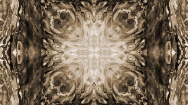 Soyut boya fırça mürekkep patlayabilir formanın düzgün kavramı simetrik desen süs dekoratif Kaleidoscope hareketi geometrik daire ve yıldız şekli