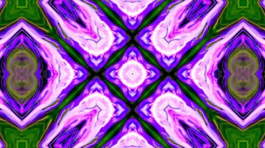 Soyut boya fırça mürekkep patlayabilir formanın düzgün kavramı simetrik desen süs dekoratif Kaleidoscope hareketi geometrik daire ve yıldız şekli