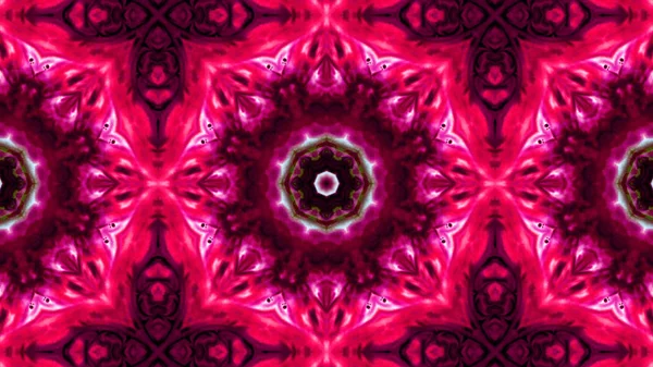 Soyut boya fırça mürekkep patlayabilir formanın düzgün kavramı simetrik desen süs dekoratif Kaleidoscope hareketi geometrik daire ve yıldız şekli