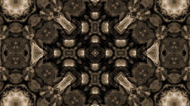 Soyut boya fırça mürekkep patlayabilir formanın düzgün kavramı simetrik desen süs dekoratif Kaleidoscope hareketi geometrik daire ve yıldız şekli