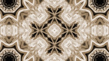 Soyut boya fırça mürekkep patlayabilir formanın düzgün kavramı simetrik desen süs dekoratif Kaleidoscope hareketi geometrik daire ve yıldız şekli