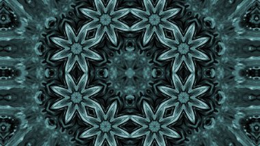 Soyut boya fırça mürekkep patlayabilir formanın düzgün kavramı simetrik desen süs dekoratif Kaleidoscope hareketi geometrik daire ve yıldız şekli