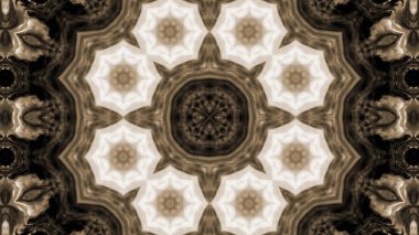 Soyut boya fırça mürekkep patlayabilir formanın düzgün kavramı simetrik desen süs dekoratif Kaleidoscope hareketi geometrik daire ve yıldız şekli