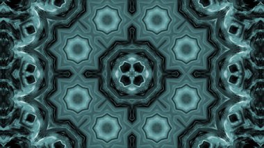 Soyut boya fırça mürekkep patlayabilir formanın düzgün kavramı simetrik desen süs dekoratif Kaleidoscope hareketi geometrik daire ve yıldız şekli