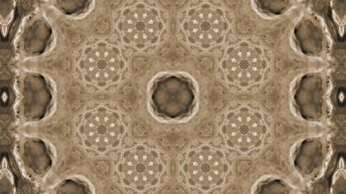 Soyut boya fırça mürekkep patlayabilir formanın düzgün kavramı simetrik desen süs dekoratif Kaleidoscope hareketi geometrik daire ve yıldız şekli