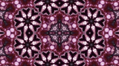 Soyut boya fırça mürekkep patlayabilir formanın düzgün kavramı simetrik desen süs dekoratif Kaleidoscope hareketi geometrik daire ve yıldız şekiller