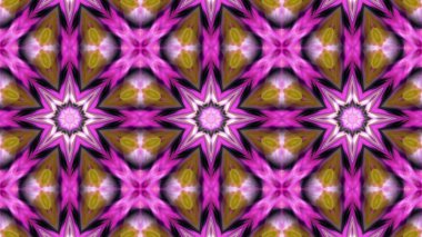 Soyut boya fırça mürekkep patlayabilir formanın düzgün kavramı simetrik desen süs dekoratif Kaleidoscope hareketi geometrik daire ve yıldız şekiller