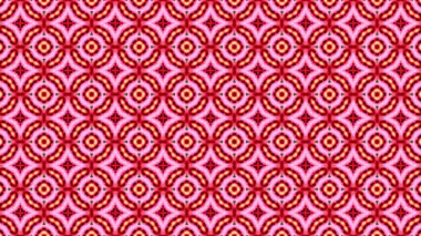 Soyut boya fırça mürekkep patlayabilir formanın düzgün kavramı simetrik desen süs dekoratif Kaleidoscope hareketi geometrik daire ve yıldız şekiller